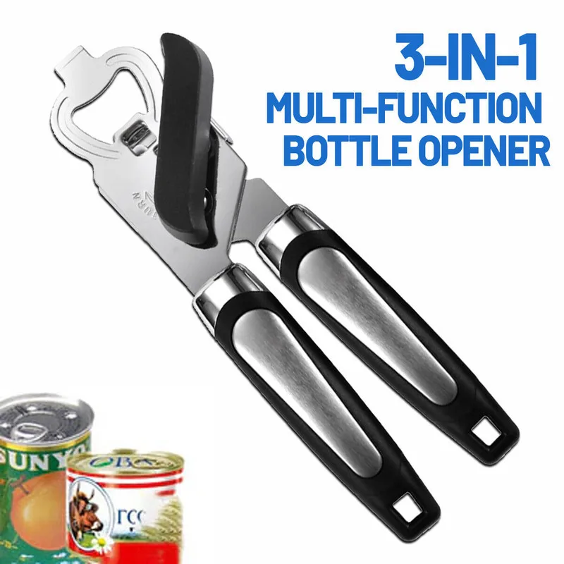 Heavy Duty Can Tin Opener High-Quality Food Safe Stainless Steel Material