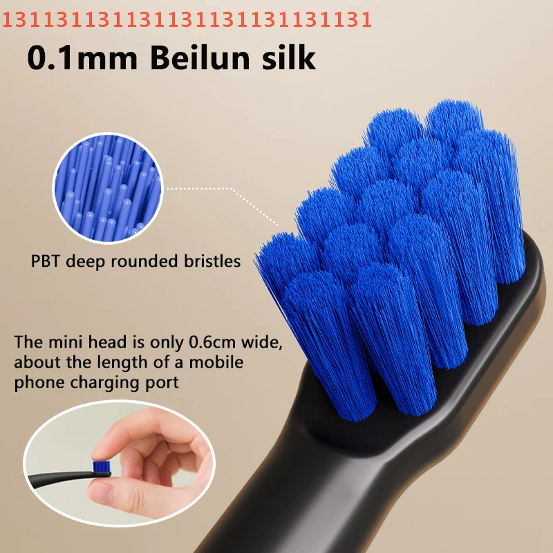 

1 Pcs Small Head Toothbrush with Fine Tuft Compact Interdental Brush for Oral Care Dental Cleaning Tool