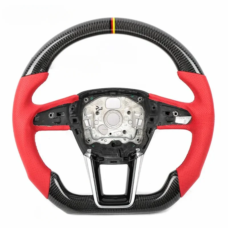 

Carbon Fiber Fit For A7 S7 RS7 A6 S6 RS6 C8 A8 A6L S8 Q6 Q7 Q8 s1 s3 s4 s5 RS3 RS4 RS5 C6 C7 A1 A3 A4 A5 LED Steering Wheel