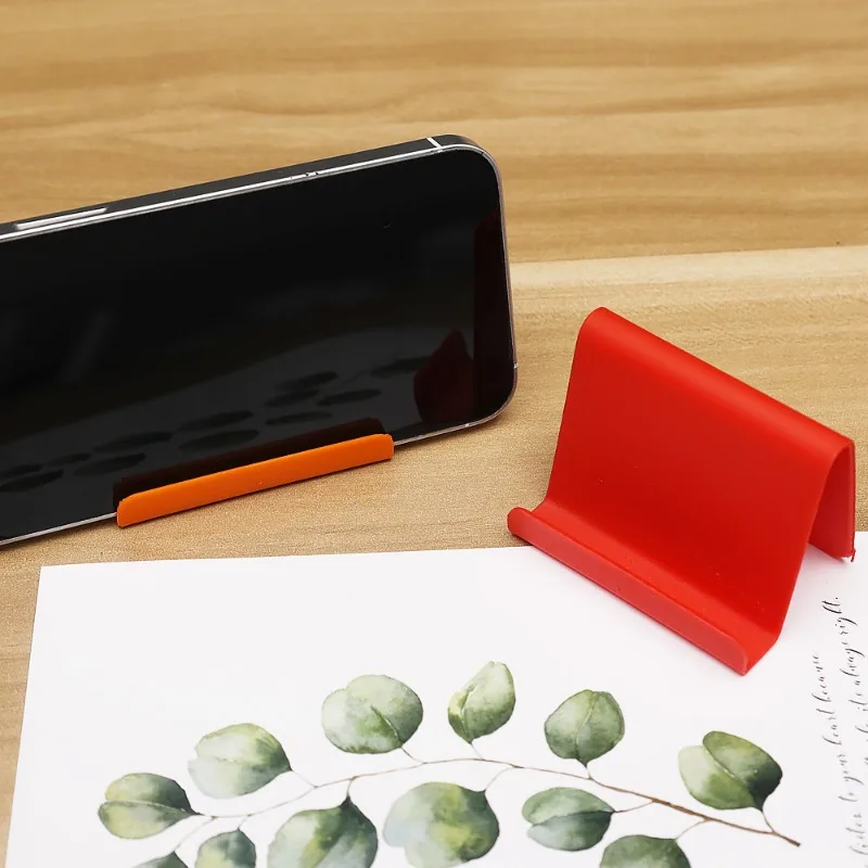 5/1PCS Candy Farbe Universal Mini Smartphone Tisch Schreibtisch Halterung Ständer Telefon Halter Halterung Für Handy Tablets faul Halterung