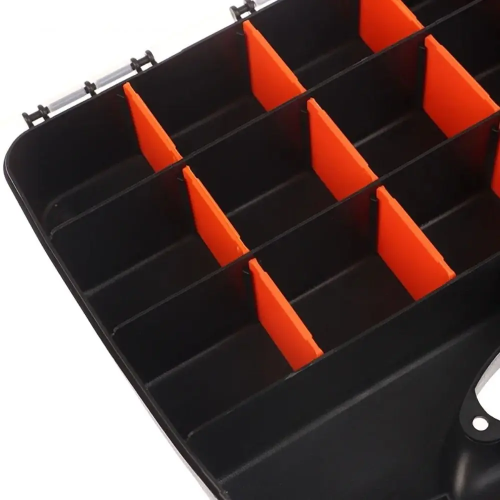 15 Grids Screw Storage Box Adjustable Compartment Clear Hardware Parts Storage Case Detachable Plastic Tool Box Organizer