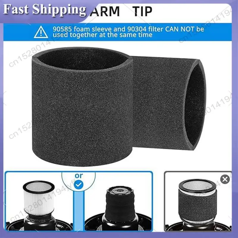 -ABDH 6 Pak 90585 Filter Pengganti Busa VF2001 Lengan Busa untuk Penyedot Debu Basah Kering, Suku Cadang Pengganti 9058500