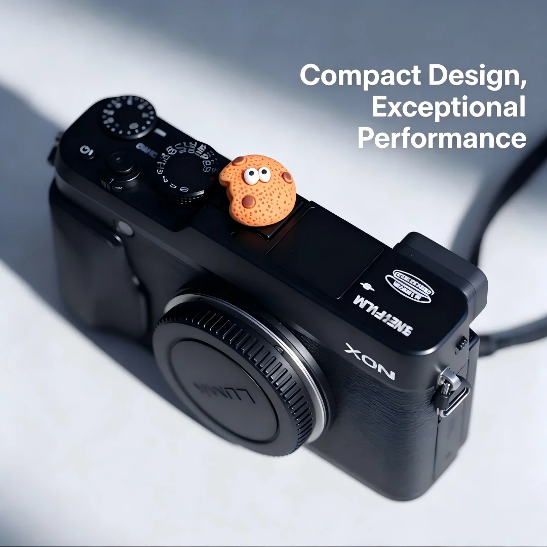 Cute Cookie  Hot Shoe Cover for Leica Q2 Fuji X100V X-T5 Sony ZV-1 Canon EOS R5 Nikon Z5 Camera Accessories