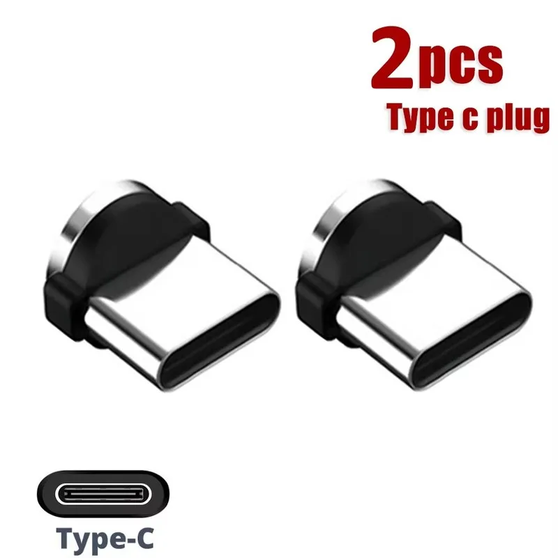 1/2/4pcs Mobile Phone Type c Dust Plug for USB C Micro Replacement Parts Converter Magnetic Tips Charging Cable Adapter