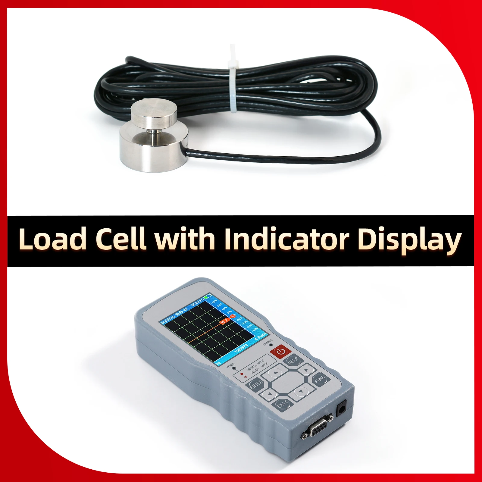 Micro Load Cell Sensor and Digital Force Gauge,High precision measurement,Capture Transient Waveform、Capture Peak/Valley Value
