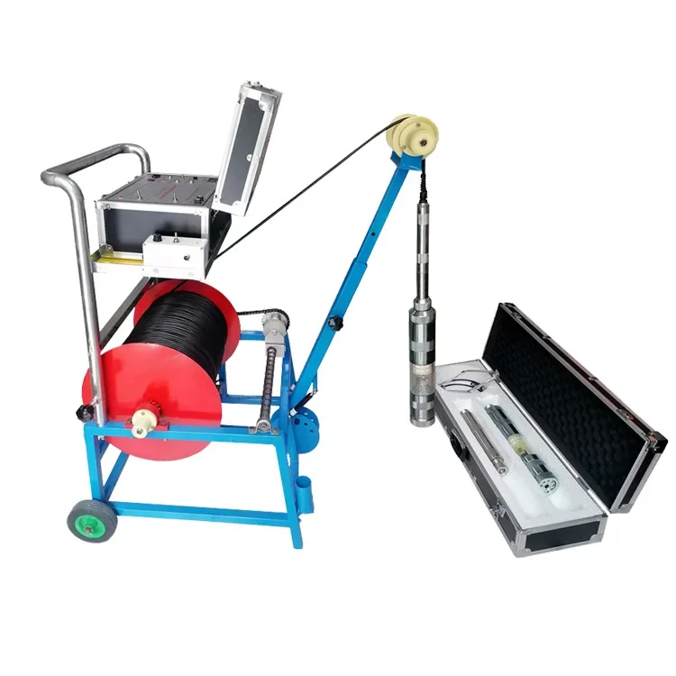 500-meter integrated underground TV imager with platform hand push and automatic wiring sewer