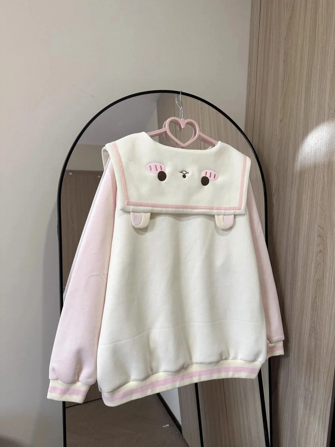 Rilakkuma Orso Orecchie Set con cappuccio 2025 Autunno Inverno Kawaii Soffici pantaloni giacca in due pezzi per le donne Ragazze Loungewear