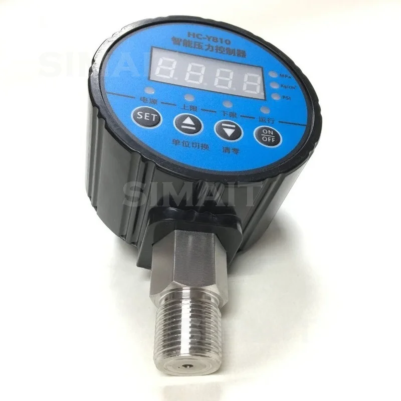 HC-Y810 Digital Pressure Gauge Controller, Electric Contact Switch Digital Pressure Gauge
