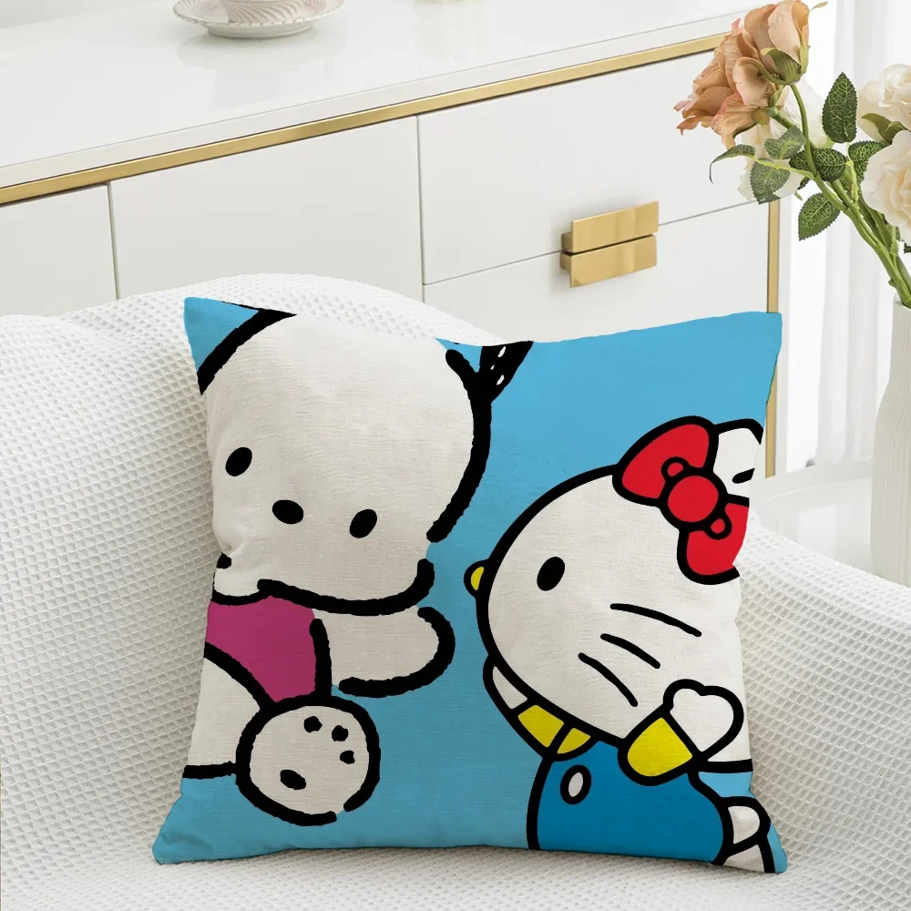 Decorative Pillows for Sofa Cushions Cover Hello Kitty Pilow Covers Luxury Living Room Decoration Throw Pillow Covers Home 45x45