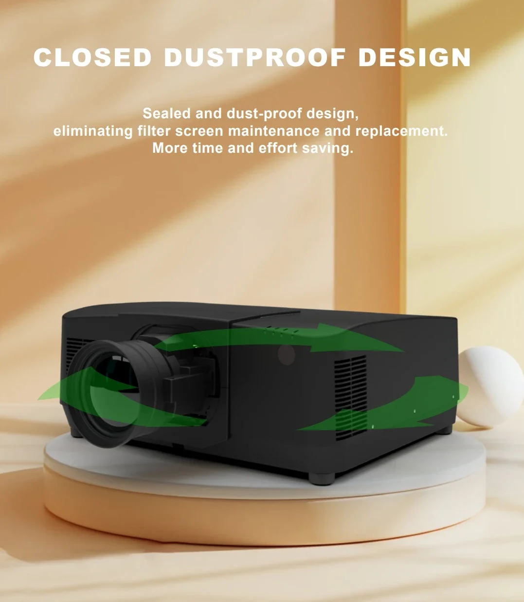 4K 7D Holographic Projector with 3 LCD 30000 ANSI Lumens for Outdoor Building 3D Map Large Venue Projection