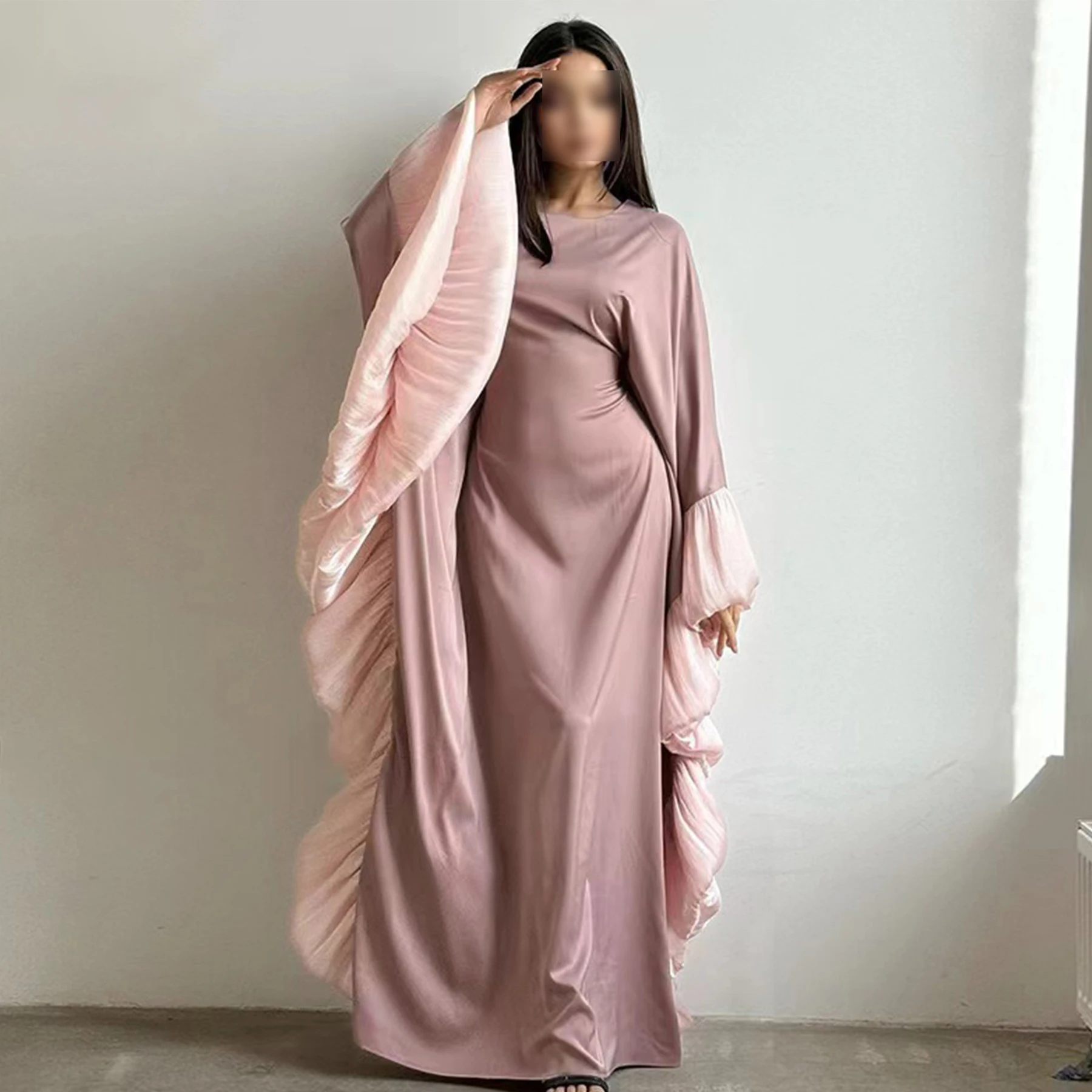 

2025 EID New Butterfly Luxury Abaya Dubai Kaftan Abaya Women Muslim Dress Islamic Clothing Plus Size Womens Dresses Modest Abaya