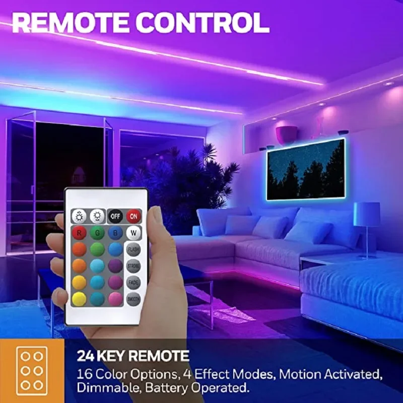 RGB LED أضواء الشريط لغرفة ، التلفزيون ، USB ، بلوتوث ، لعبة ، ضوء النيون ، زينة عيد الميلاد ، الشريط ، 10 متر ، 20 متر