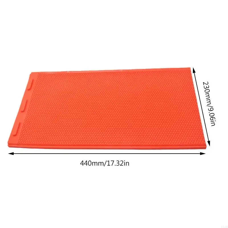 

KX4B Beeswax Silicone Press Sheet Molds 2 Pcs Beekeeping Rubber Beeswax for Beekeeper DIY Equipment Mold