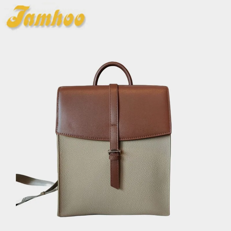 Jamhoo New Ladies Large Capacity Shoulder Bags For Women Backpack School Bag Backpack Leather Ladies Casual Backpack Mochila