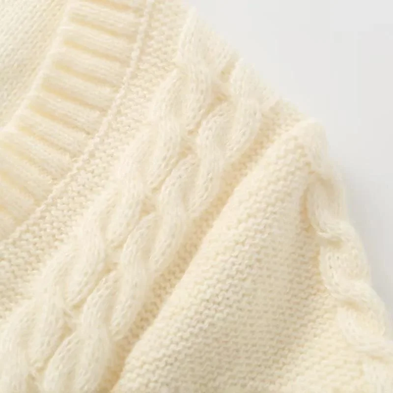 

Street Sle Slim Fit Knitted Sweater High Waist Twist Lantern Sve Square Ne Faionable Personali Women's Long Sve...