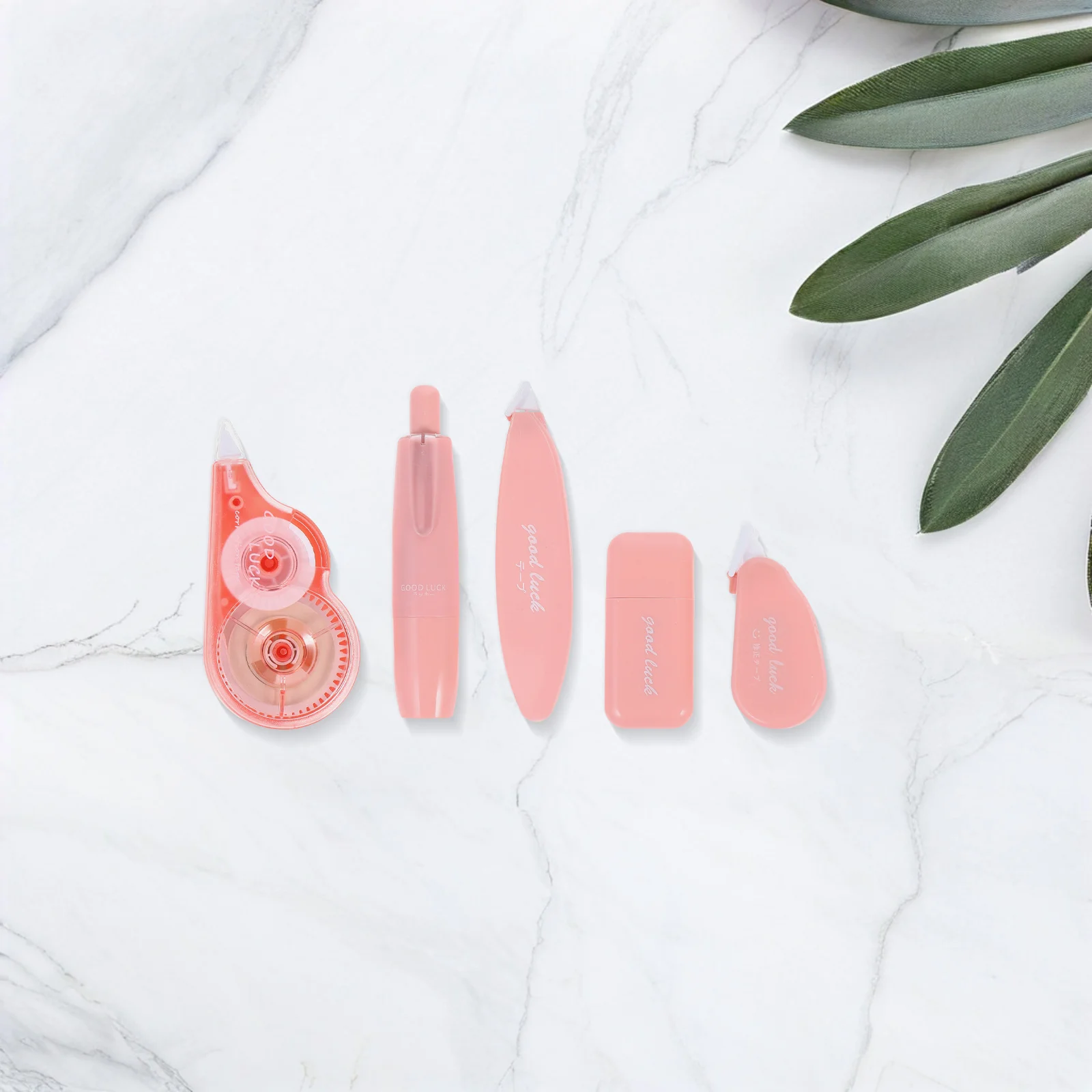 5pcs Correction Tape Set Multifunctional Portable Pet Material Smooth Roller Quiet Operation For School Office Journal Note