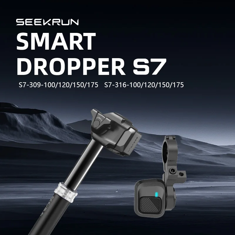 AliExpress SEEKRUN S7 Wireless Electronic Lift Seat Tube For Mountain Bike Off Road XC Electric Control Intelligent IP67 Waterproof