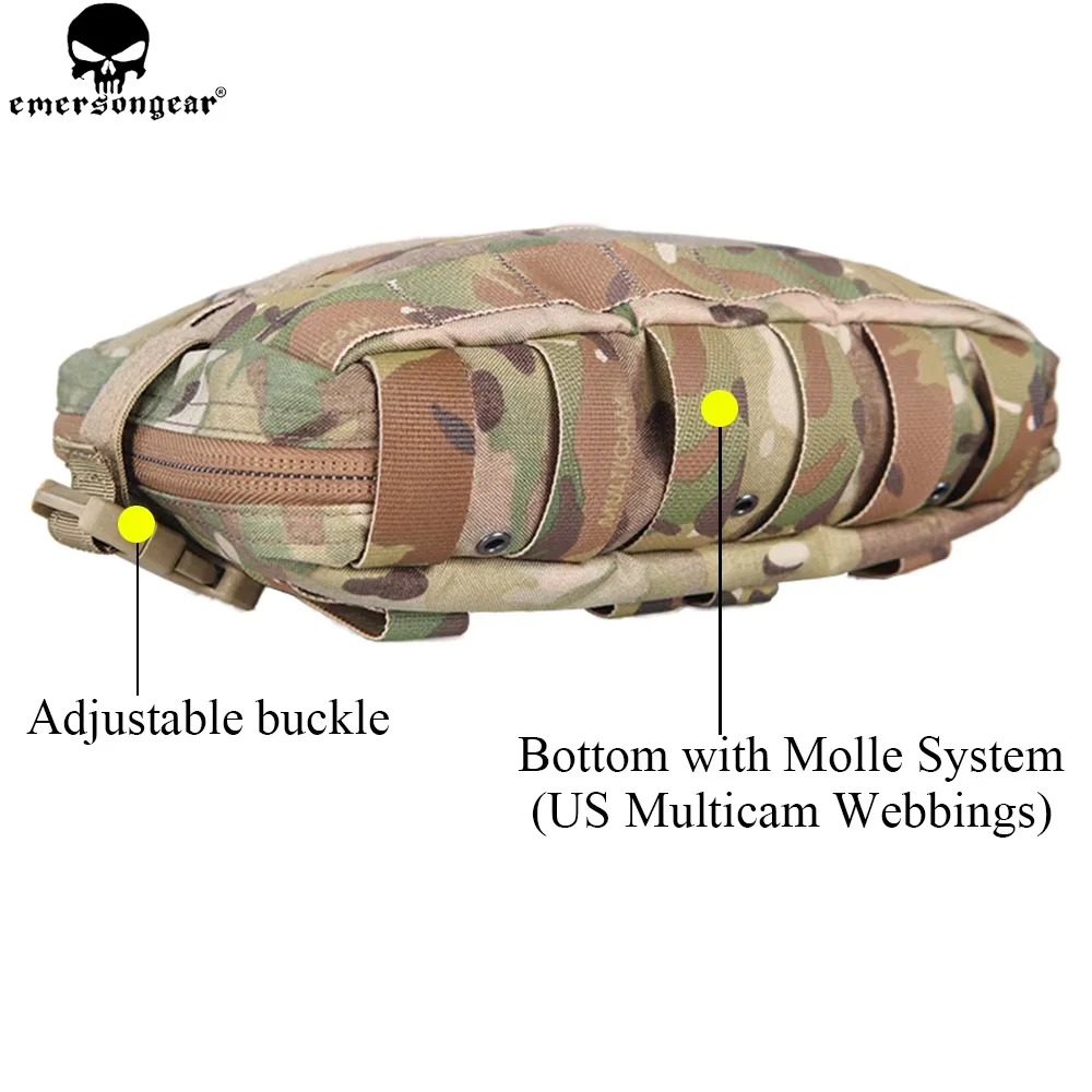 EMERSONGEAR Drop Pouch Tactical Molle Pouch Multifunction Bag Dump Pouch  Hunting Combat Gear Multi-camo Pouch EM8347
