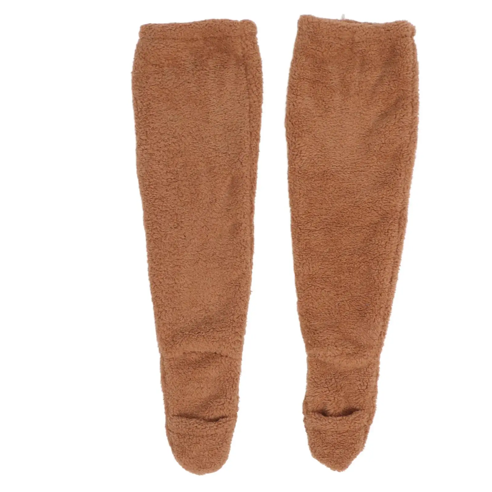 

Over Knee Fuzzy Winter Socks Soft Thick Plush Leg Warmers Breathable Home Sleeping Stockings