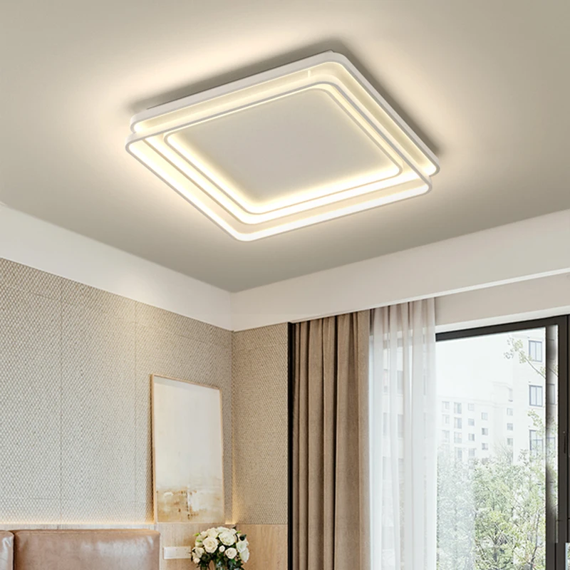 Living Room Ceiling Light Modern Simple Atmospheric Lamp New Ultra-thin LED Bedroom Ceiling Lamp Rectangular Household Lighting image 4