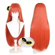 Hazbin Hotel Velvette Cosplay Wig Game Anime Purple Red White Mixed Double Ponytail Heat Resistant Synthetic Hair for Women