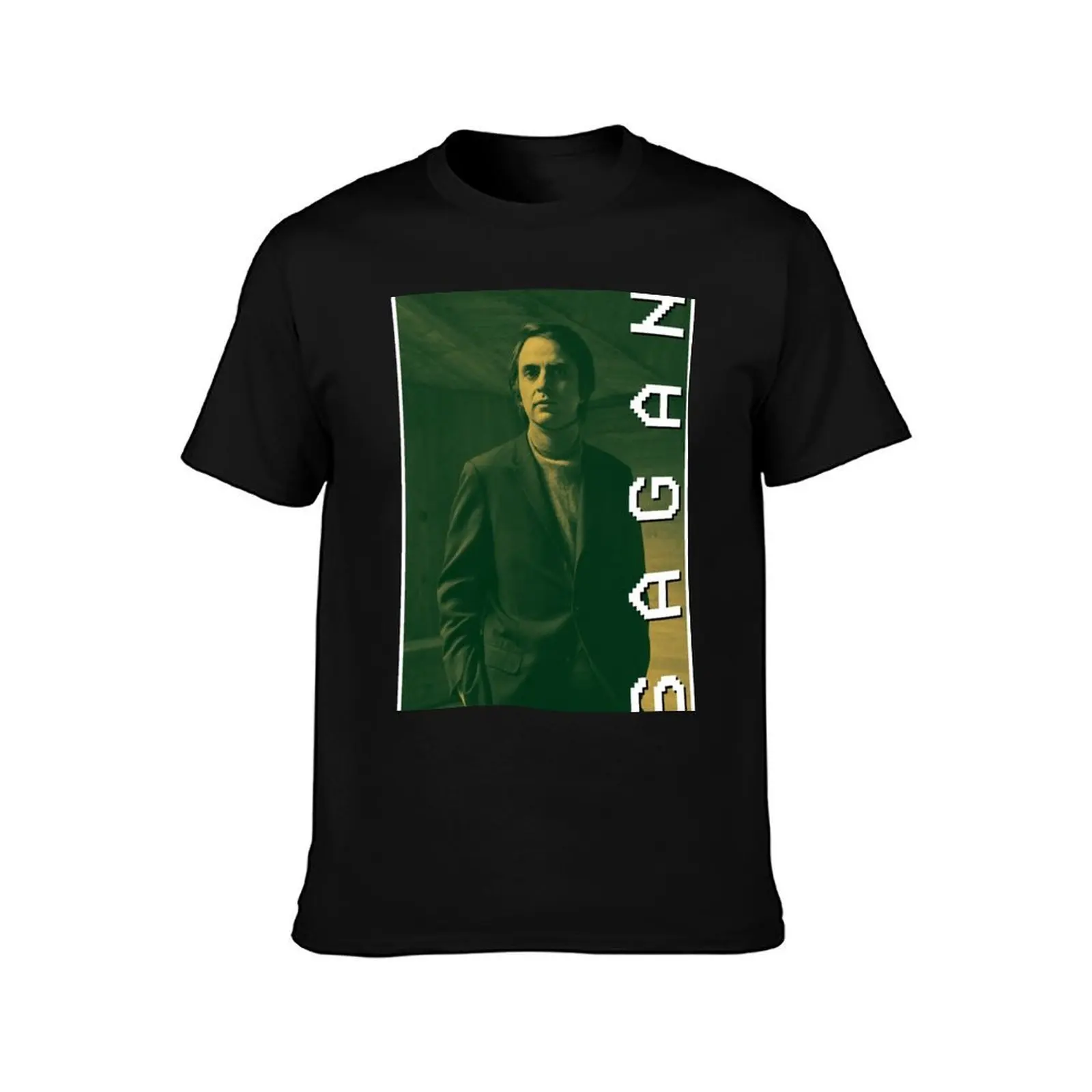 Carl Sagan VHS T-Shirt cotton t shirts high quality T-Shirt