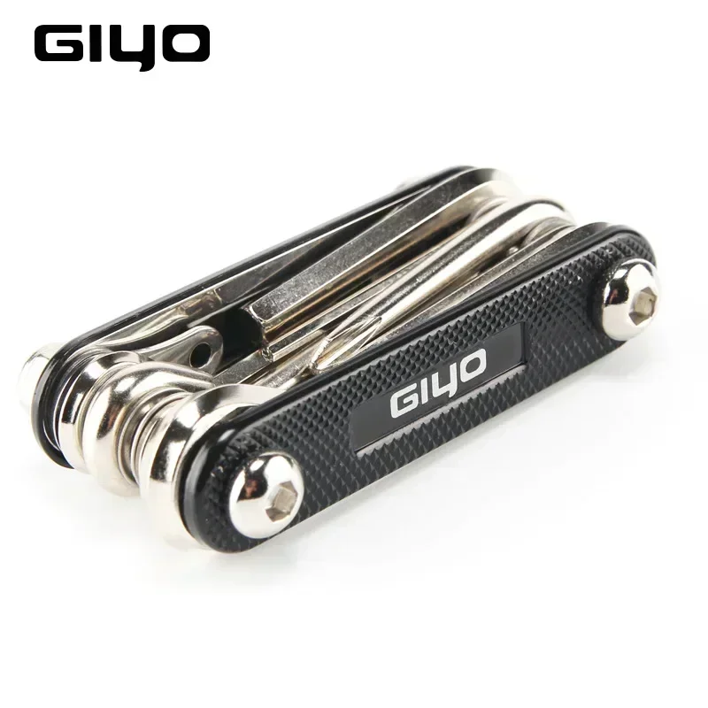 GIYO 11 In 1 Bicycle Repair Combination Tool MTB Bike Bicycle Repair Tool Sports Outdoor Accessories Mini Cycling Multitool