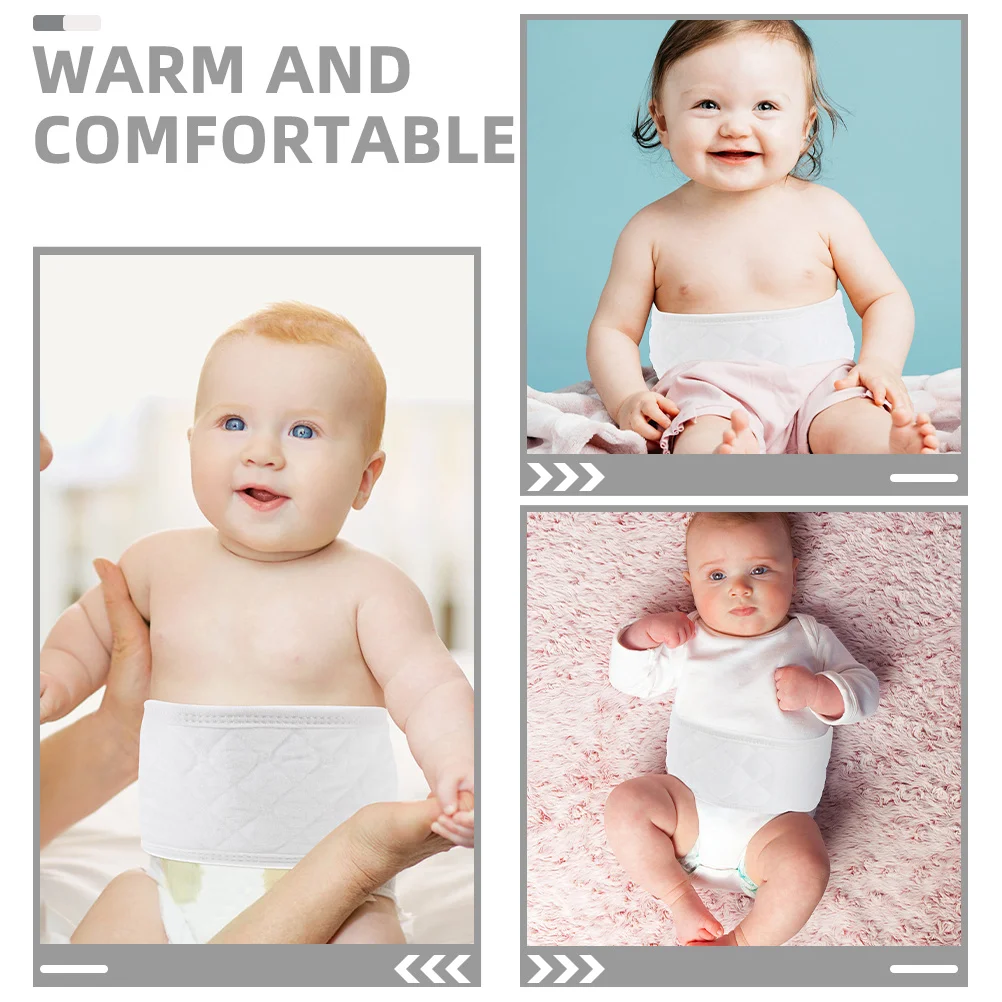 12 قطعة حامي بطن الطفل القطن الفرقة الوليد التفاف السرة غطاء لينة تنفس القطن حزام بطن الطفل حزام الوليد التفاف