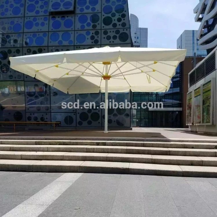 

Luxury Sunshade Semi-automatic Beach Umbrella for Car Parking