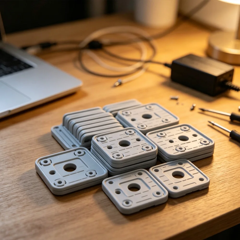 5pcs Vacuum Suction Pod Kit for CNC Router Tables Featuring Standard Dimensions and Vacuum Chuck Compatibility