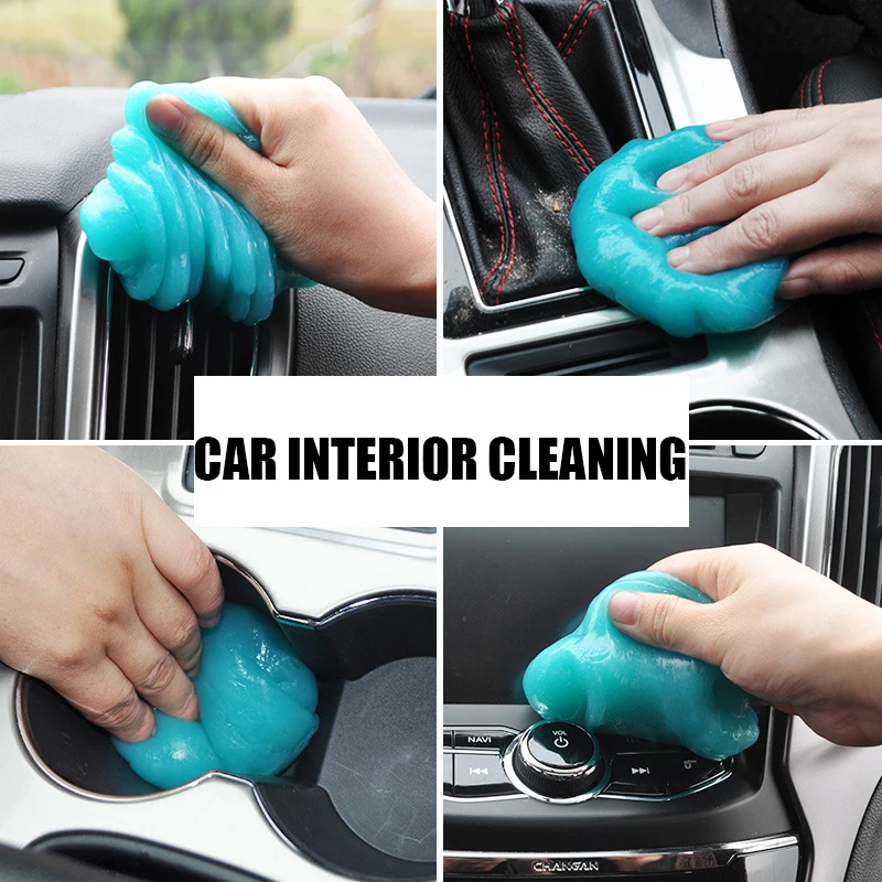 Gel de Limpieza Multifuncional para Auto de 70g, Herramienta Mágica para Limpiar Salpicaderos, Ventilaciones, Laptops, Elimina Polvo y Suciedad