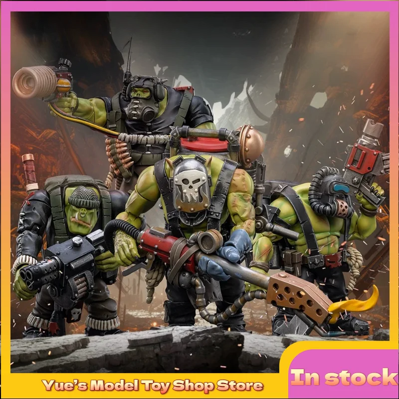 【in-stock】1-18-warhammer-40k-ork-barbarian-special-forces-collection-communication-boy-wazuk-snarrat-laberge-action-figure-model
