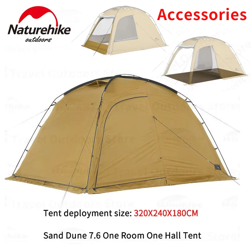 Naturehike 2 Person Ultralight Tent Waterproof Instant Setup One Room One Hall Outdoor Beach Dune Camping Hiking Lightweight Tra