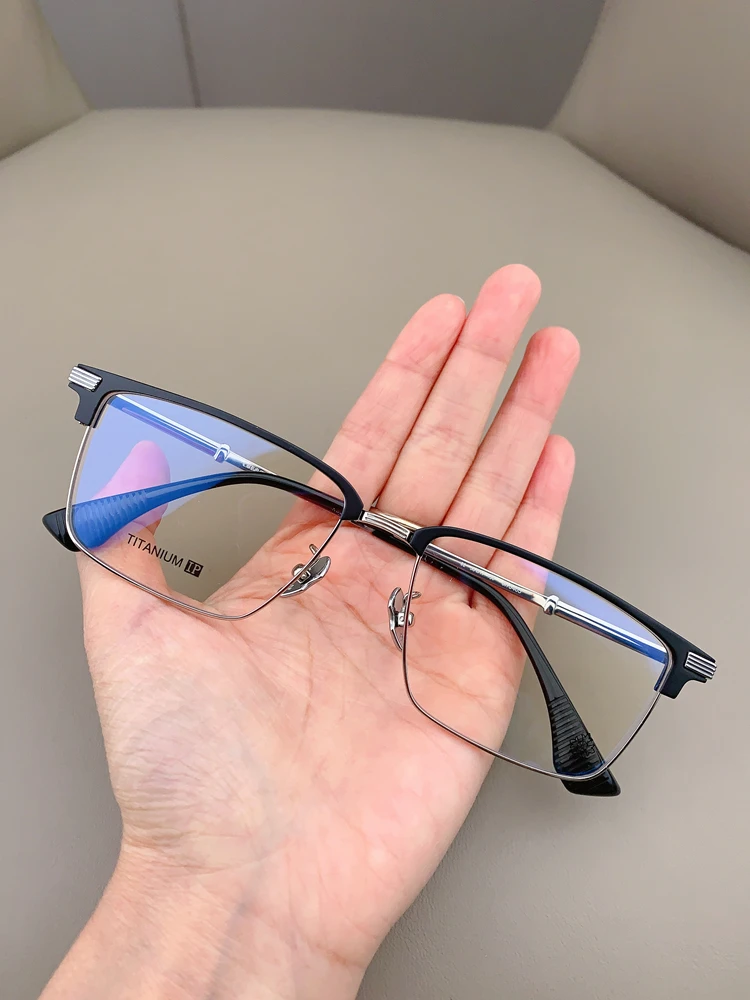 pure-titanium-semi-rimmed-glasses-frame-busin-sle-for-men-and-women-anti-fog-prescription-glasses-for-nearsightedn