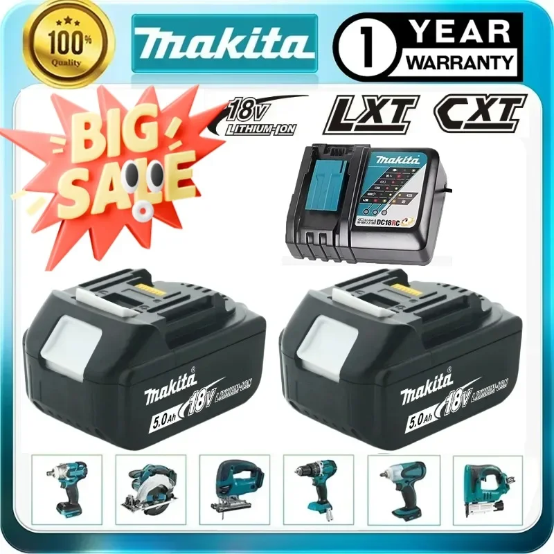 

DHL Ship Battery 18v for makita BL1860 BL1850B BL1850 BL1840 BL1830 screwdriver battery & charger 18v Replacement Batteries.