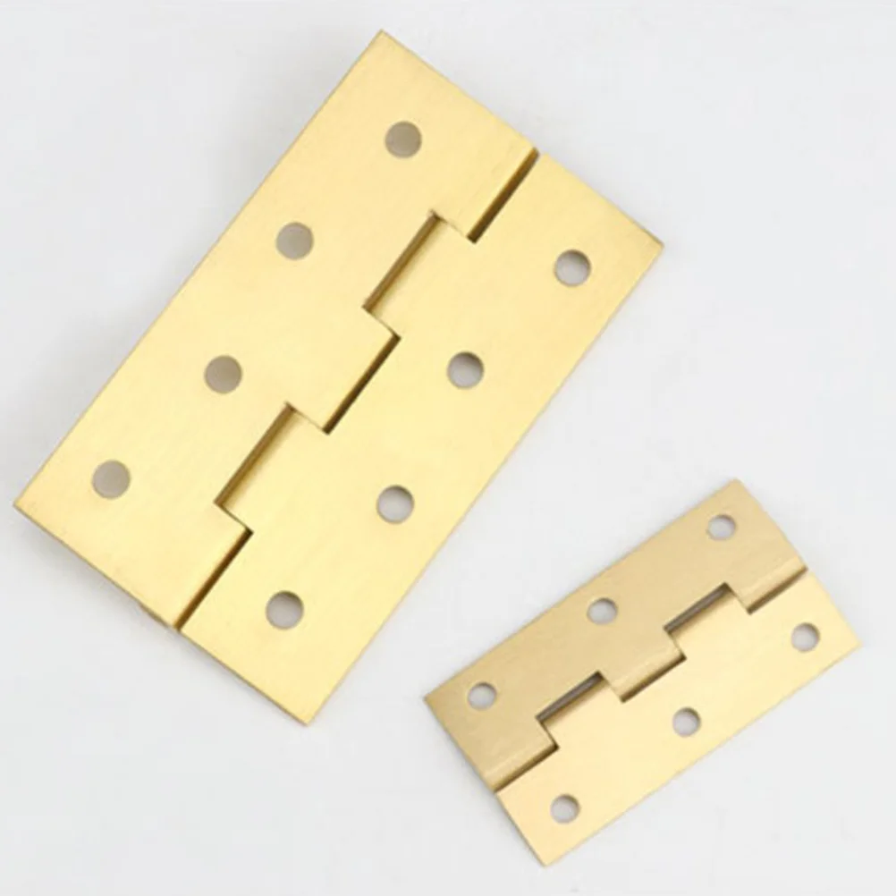 

6Pcs Copper Door Hinges Heavy Duty Smooth Closing Hinge 1.5inch for Jewelry Box Cabinet Vintage Style Hinge Copper Door Hinges