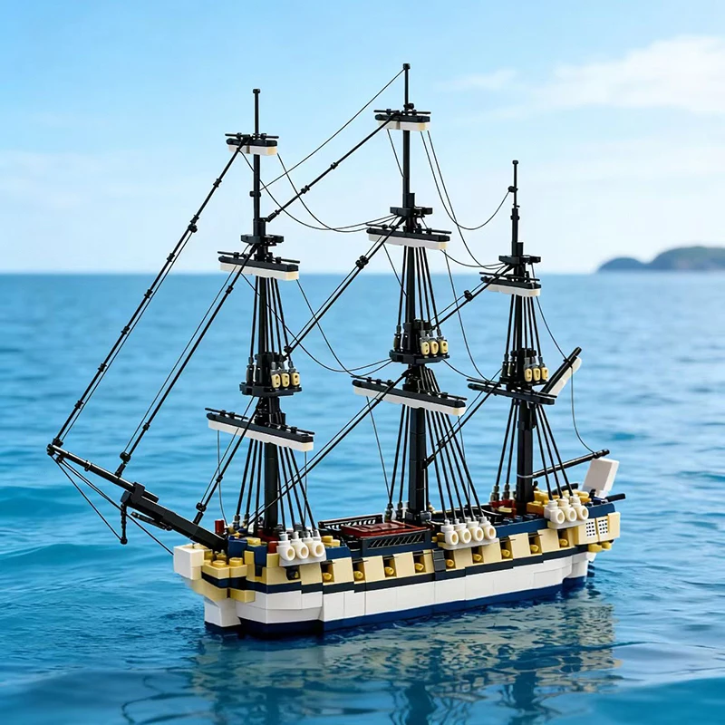 4643 PCS 선박 브릭 IFNEminente MOC 맞춤형 모듈식 빌딩 블록 간단한 인기 브릭 교육용 DIY 장난감 크리스마스 선물