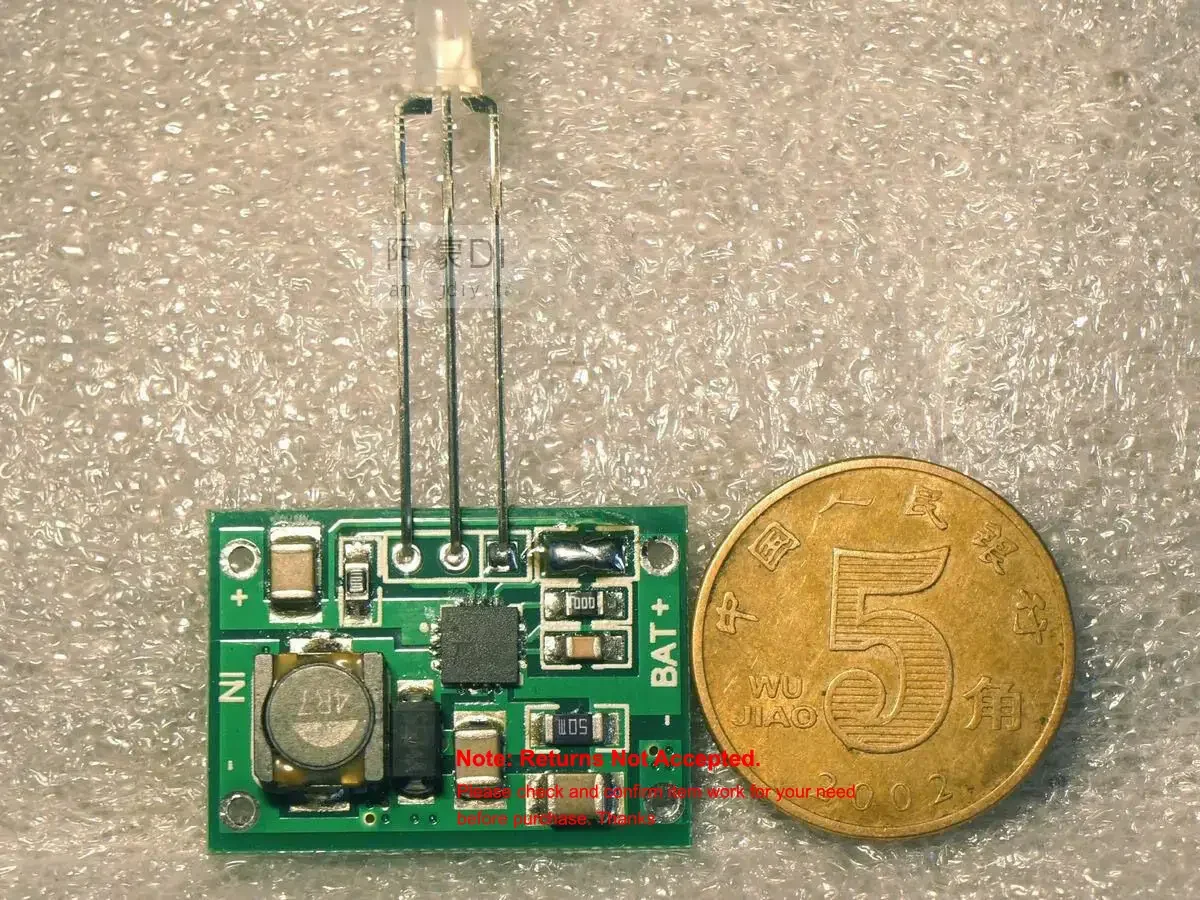 Mini TP5000 2A Charger Module for 3.7v Lithium Battery or 3.2v LiFePO4 Battery