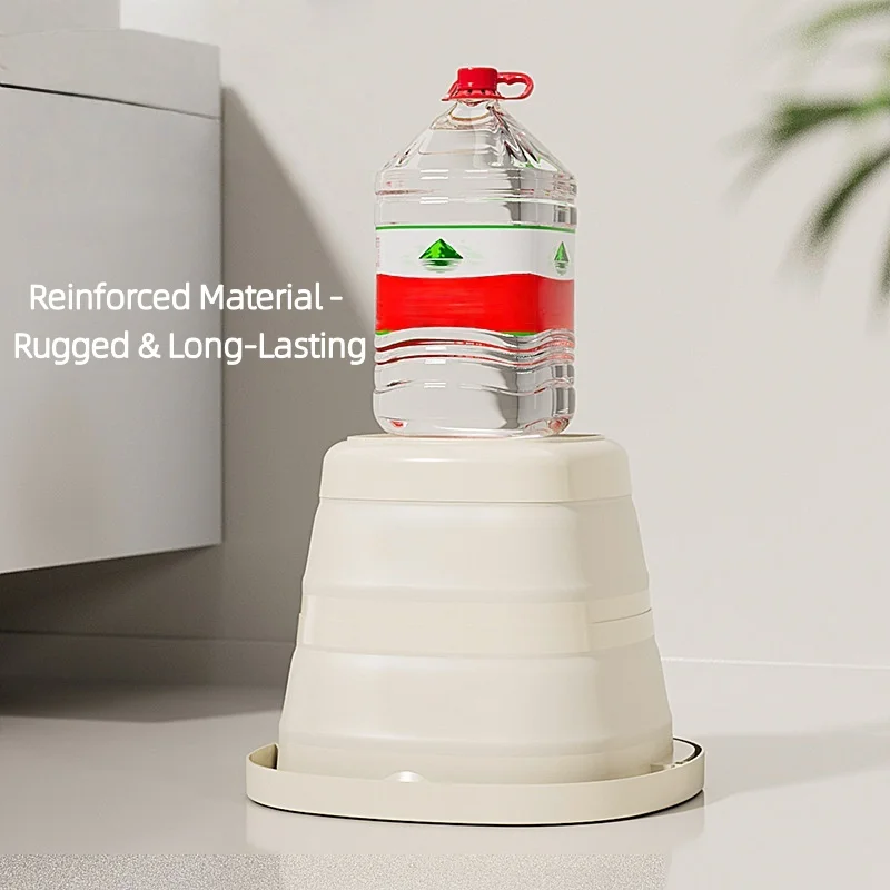 دلو غسيل السيارات القابل للطي - تصميم مسطح للغاية 5 سم (2 بوصة) - أداة تفصيل السيارة 10 لتر/5 لتر #3