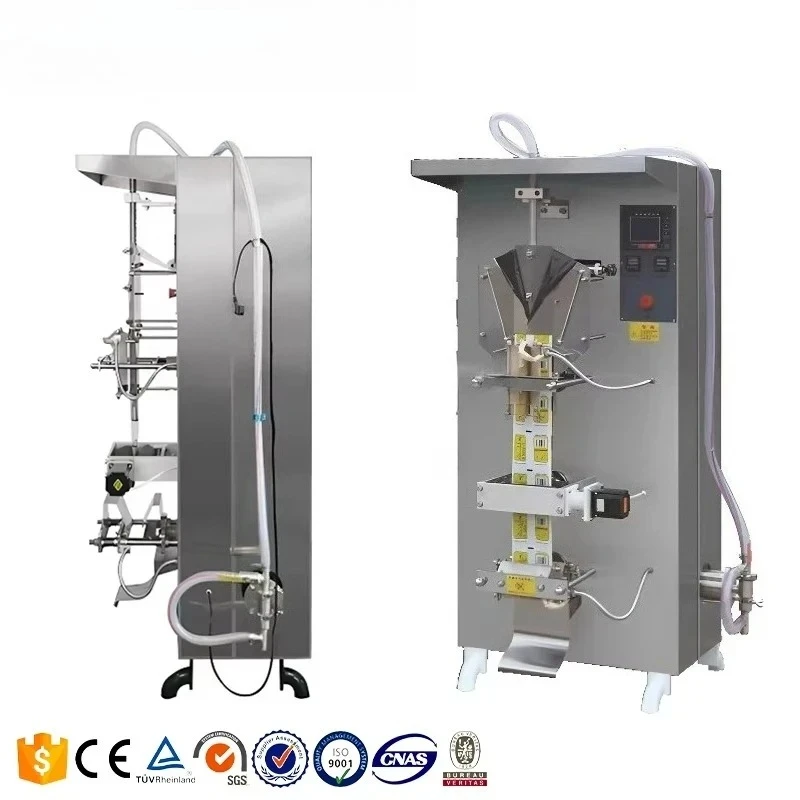 High‑Speed Small Bag Liquid Filling Packaging Machine, Automatic Water Juice Milk Lemon Strawberry Juice Pouch Filler Equipment