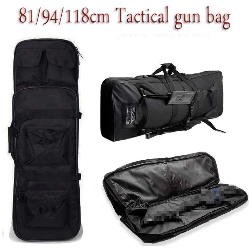 81 94 115cm Tactical Military Sport Combat Hunting Backpack Square Gun Carry Bag Molle Pouch Bag Protection Case Carry Bag