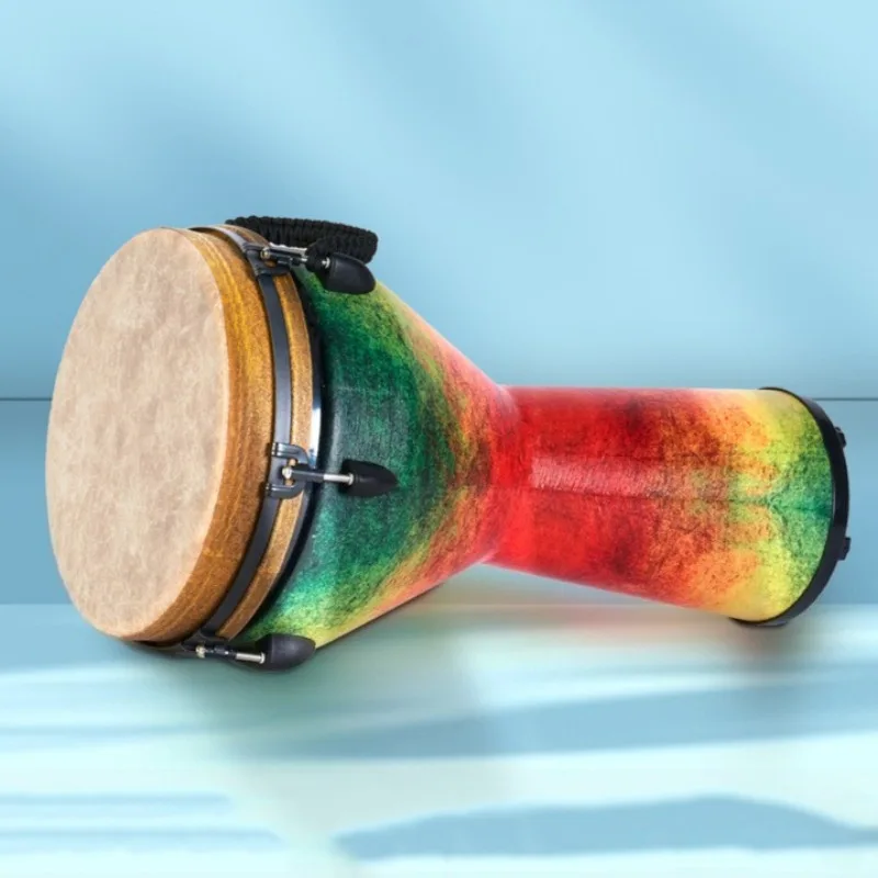 

12-дюймовый джембе-барабан, профессиональные африканские барабаны для взрослых и начинающих, ручные портативные бубны, традиционные ударные инструменты