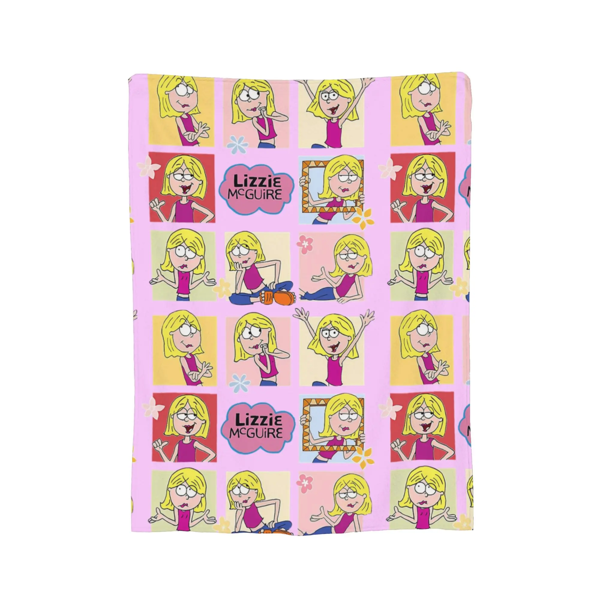 Lizzie McGuire retro vintage comedy Plush Blanket  Customized Throw Blankets for Home 150*125cm Rug Piece