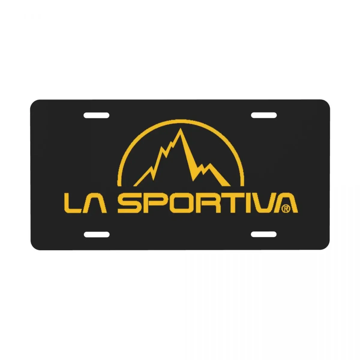 Custom La Sportiva Logo License Plate Funny Climbing Decorative Car Front License Plate Aluminum Metal Sign Vanity Tag 12x6 Inch