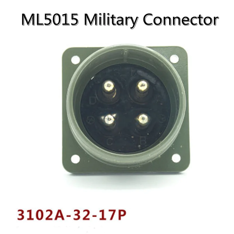 MS5015 Military Circular Connector 32SL 80A Straight Bent FemalePlug and Male Socket 3106A 3108A 3102A High Power DC