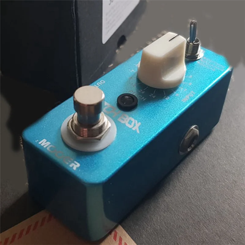 MOOER 1 ピース MPS1 3 エフェクトモードハーモニーギターエフェクトプロセッサーペダルピッチボックスブルーアルミ合金シフトデターンペダル