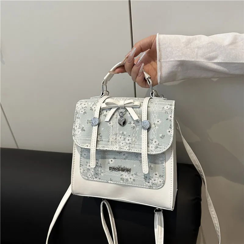 

2025 New Women's Bag, Simple Solid Color Commuting Single Shoulder Crossbody Bags, Fashionable and Stylish Texture Backpack