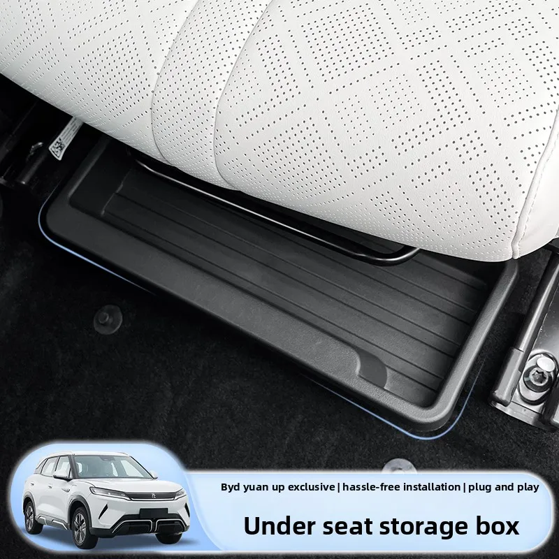 

Car Under Seat Storage Box Main Co-pilot Lower Layer Storage Box Interior Modification Accessories for BYD Atto2 Yuan Up