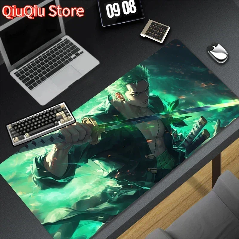 

Коврик для мыши с узором, игровой коврик HD, резиновый коврик для мыши, аксессуары для ПК, настольный коврик, нескользящий коврик для офисного стола, коврик для клавиатуры O-one P-piece Zoro