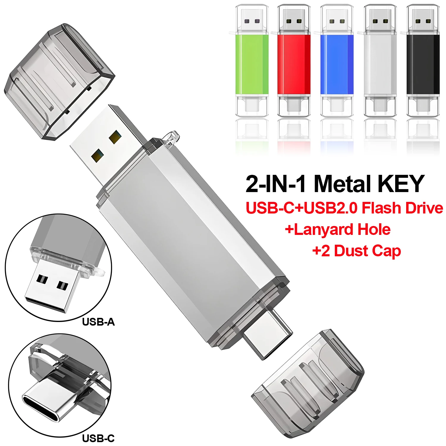 pen-drive-usb-otg-tipo-c-2-em-1-usb-20-128gb-64gb-32gb-16gb-8gb
